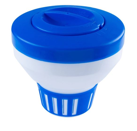 Jet-Flo ABS Floating Chlorine Tablet Dispenser/Feeder for Swimming Pools, Adjustable, for 3" TCCA tablets