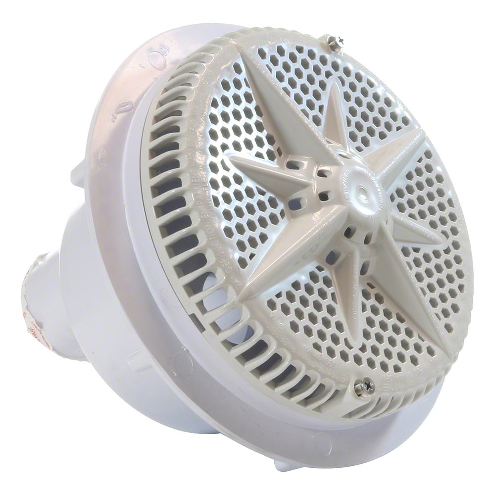 Pentair Sta-Rite 500120 StarGuard 8-inch Main Drain with dual 2 inches bottom ports, ABS Sump & Cover, white, for Swimming Pools