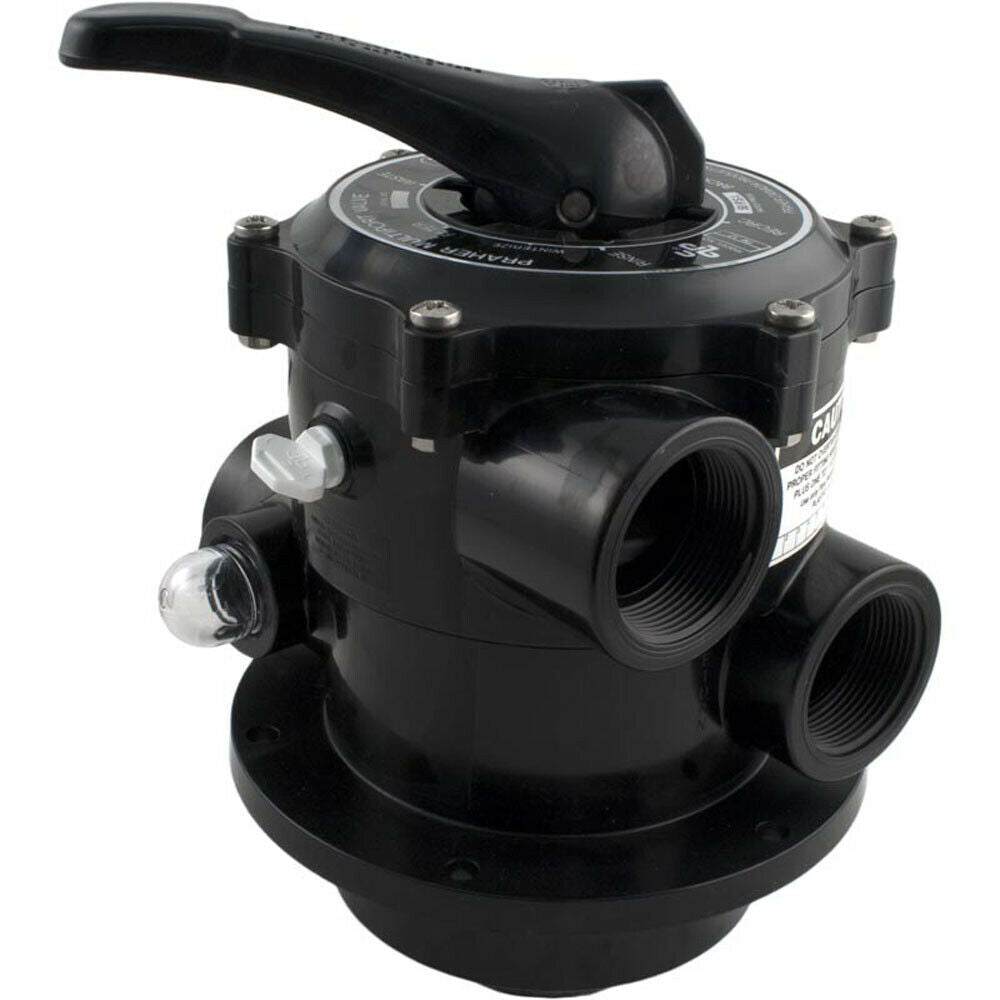 Praher TM-12-JL Top Mount Multiport Valve 6 bolt for Jacuzzi Laser Filter
