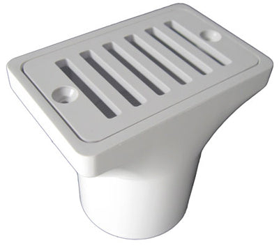 Jet-Flo Gutter Deck Drain with Grate, 2" FIP Female Thread (SP1019), Swimming Pool Accessories