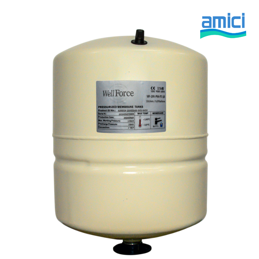 Wellforce Inline Fixed Diaphragm Tank – Watershop.ph