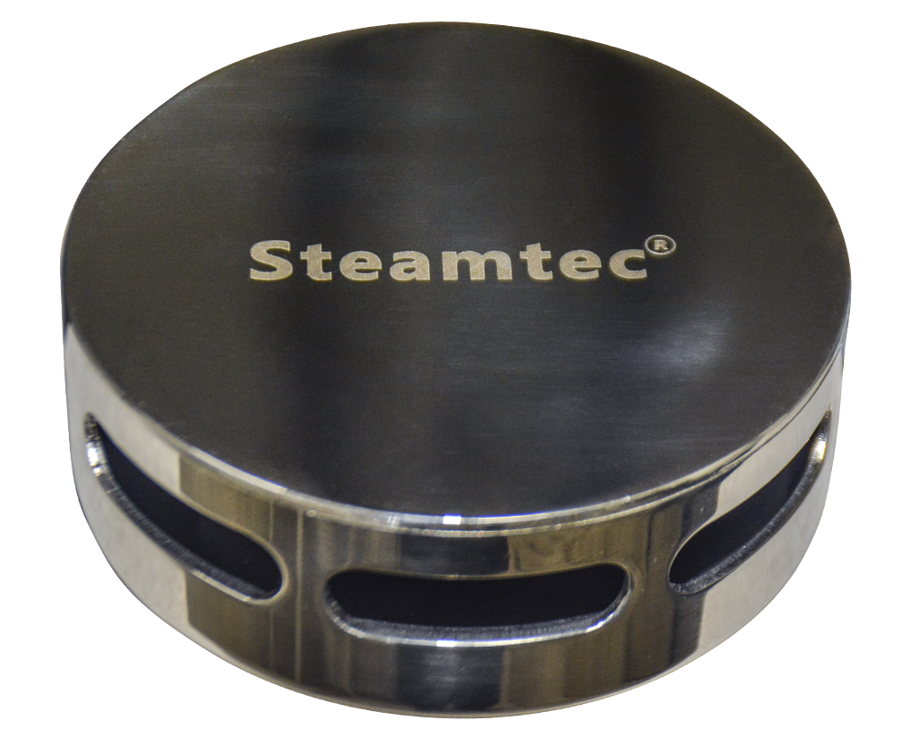 TOLO-SH02 Steam Head 2017304 SS w/ Polishing, Aroma Oil Pocket for 1/2" & 3/4" Pipe Diameter