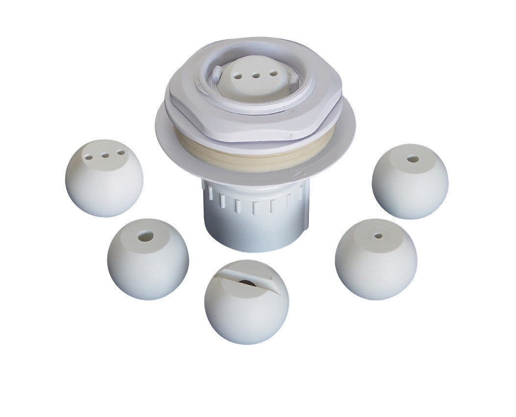 Pentair 580000 Deck Jet Kit, includes 5 interchangeable spray nozzles, for swimming pools