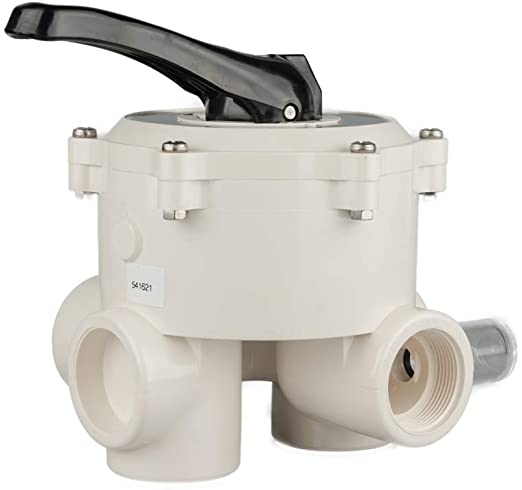 Jet-Flo AZ-915 1-1/2" Side Mount Multiport Valve w/ 3-pcs Straight Union