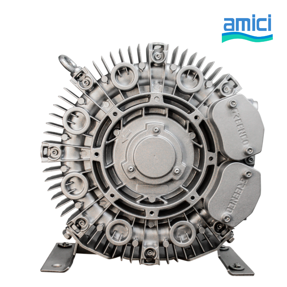 Jet-Flo 4RB 210-0AV75-7 Ring Blower, 0.63kW Output 57m3/hr -380 MaxVac 320 mbar