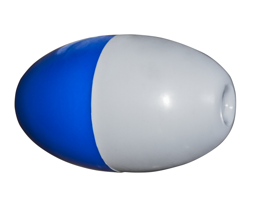 Jet-Flo 97050 Pool Float – 5" × 9", Blue &amp; White (for 3/4" Rope)