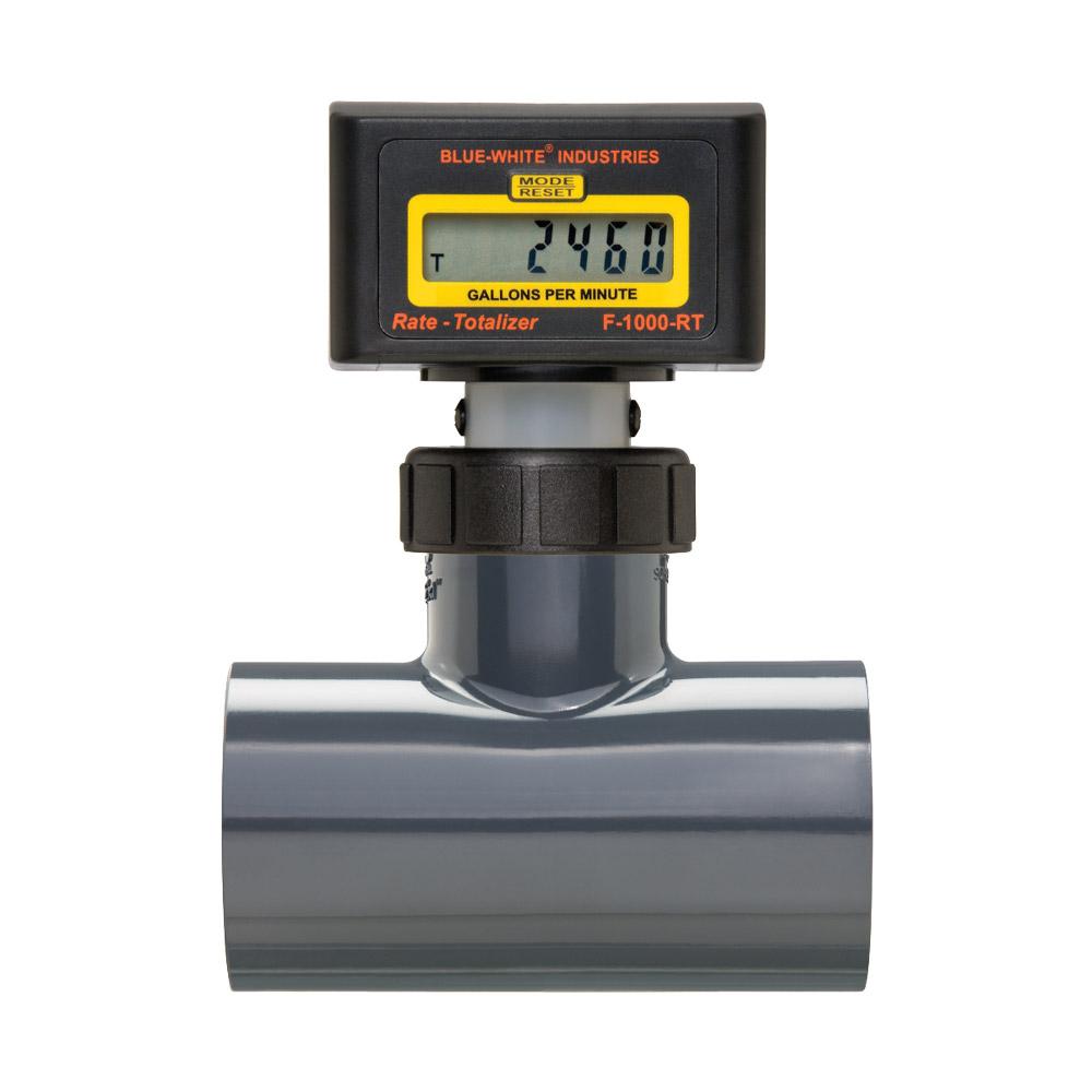 Blue-White Digital Flow Meter 4"