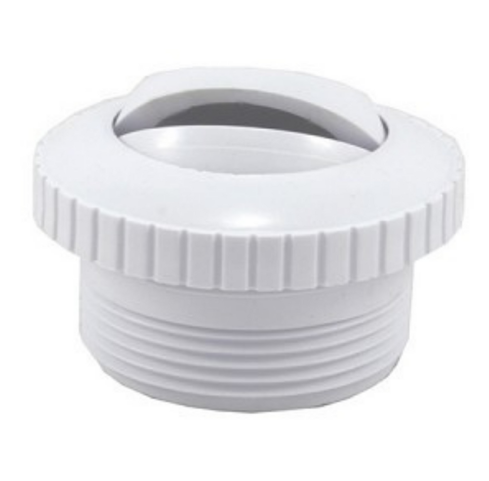 Jet-Flo 91716 Swimming Pool Directional Return Eyeball Fitting (Eyeball) 1-1/2" Threaded, Slotted Opening