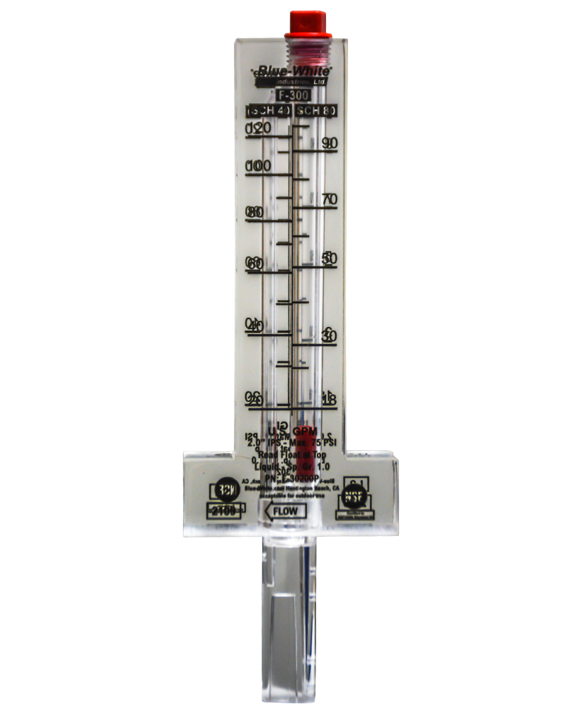 Blue-White Flow Meter, PVC, F-30200, F-30300, F-30400, F-30600, F-30800