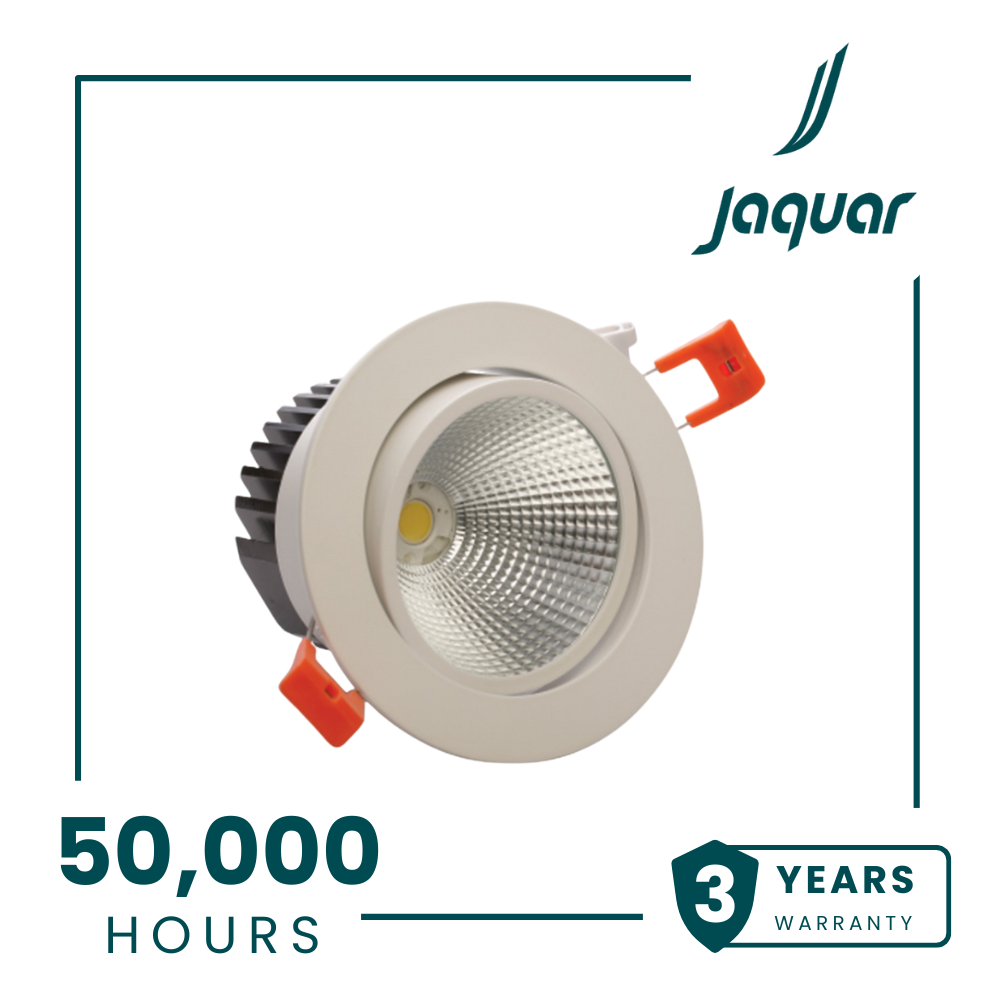 Jaquar ICO-WHT-LETS36R0 COB LED Lights Swivel 3W-15W, Warm White, Cool White, Neutral White