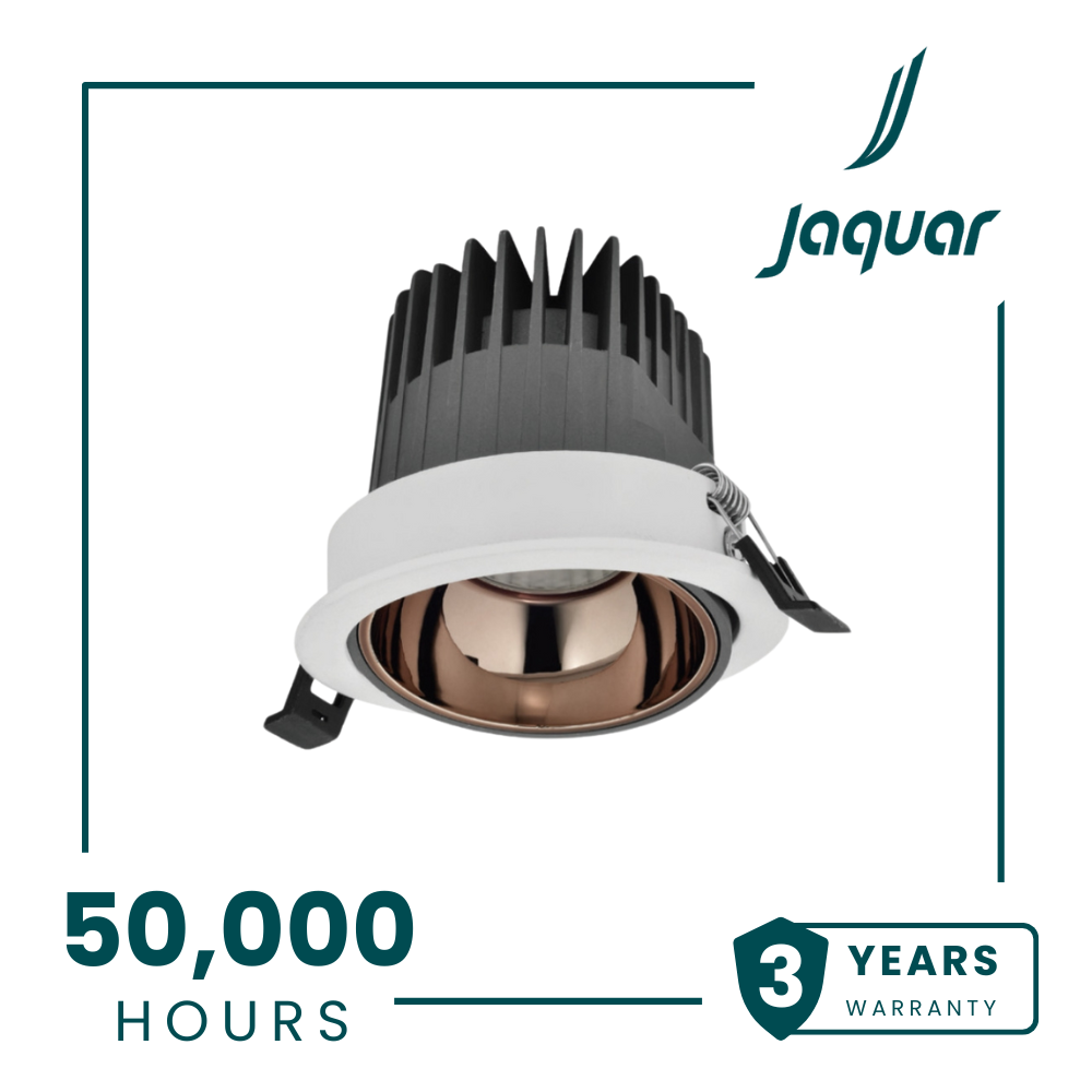 Jaquar IRL-WHT-LEMAT1R0 Emina Tiltable Downlight 8W / 15W Neutral White