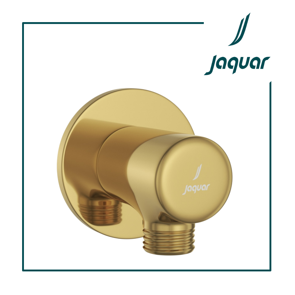 Jaquar SHA -1195R Wall Outlet 30mm Dia 40mm Longg Round Shape with 15mm Thread to Connect Hand Shower Pipe & Flange