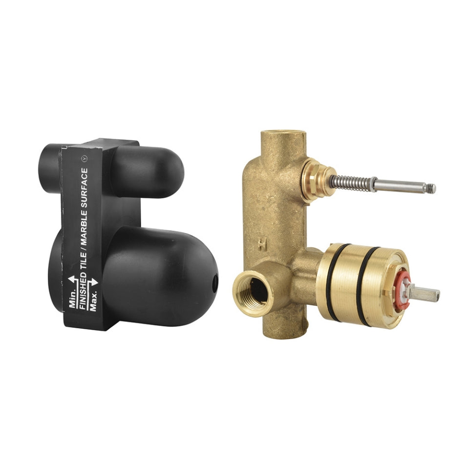 Jaquar OPP-CHR-15065NKPM Exposed Part Kit of Single Lever In-Wall Diverter, Compatible with ALD-065N (Product Advisory: Diverter Must Be Purchased with In-Wall Body)