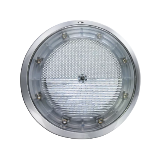 ANL603-25201 Warm White Underwater LED Pool light 18W / 12V, SS304 body,PC Lens,Gray facing,3m cable