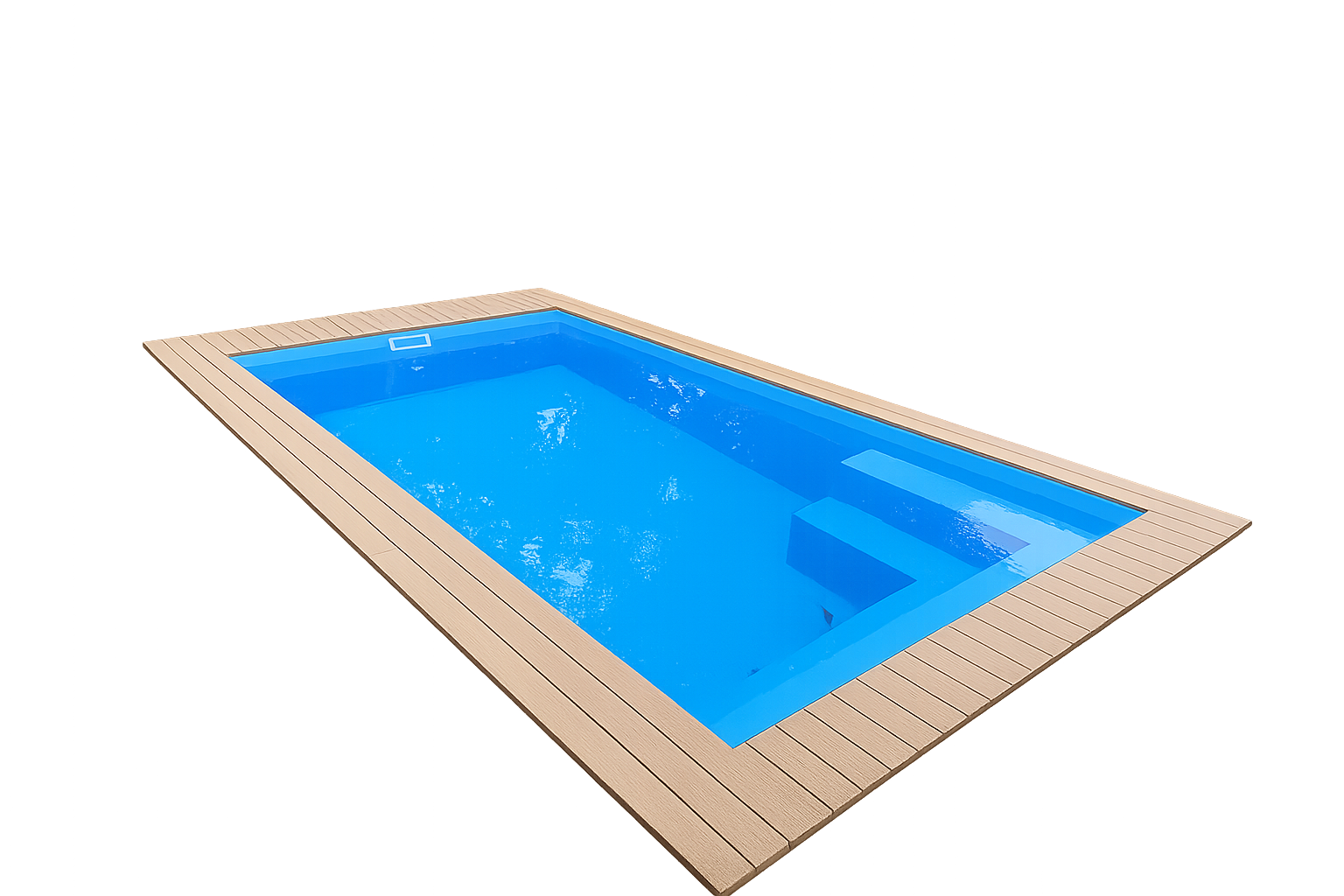 Oasis 6M-8M Plunge Pool - 8m x 3m x 1.4m