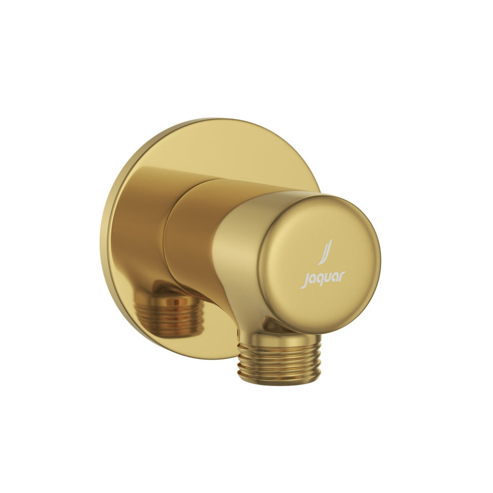 Jaquar SHA -1195R Wall Outlet 30mm Dia 40mm Longg Round Shape with 15mm Thread to Connect Hand Shower Pipe & Flange