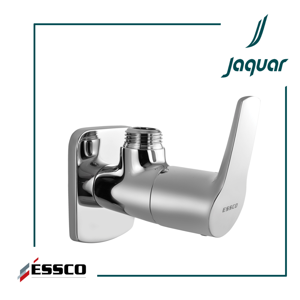 Essco STE-CHR-107053 Angular Stop Cock with Wall Flange