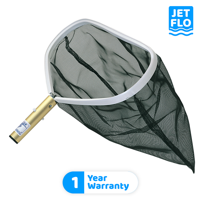 Jet-Flo Leaf Rake, Deep net, Aluminum Frame