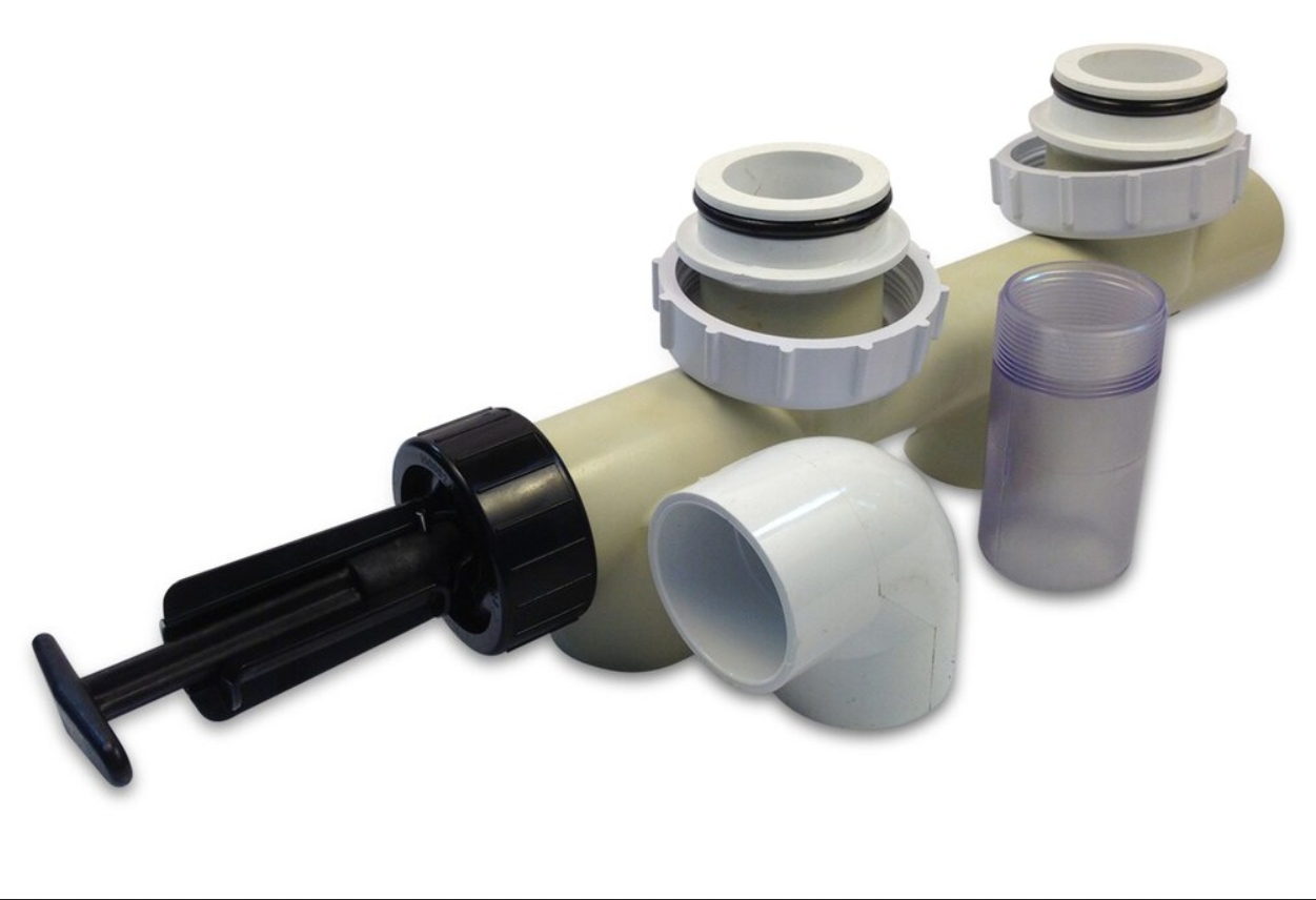 Pentair 263064 Push Pull Valve, 7.5" Center, Slip