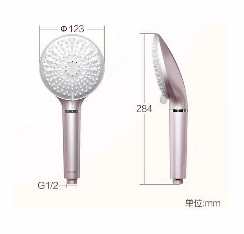 A. O. Smith FS-55A Aromatic Vitamin C Beauty Shower, 123mm dia., removes chlorine from water for better hair and skin