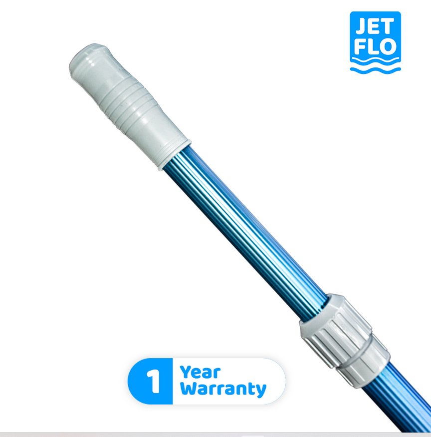 Jet-Flo Telescopic Pool Pole/Handle 2 section x 8' length, 8'-16'
