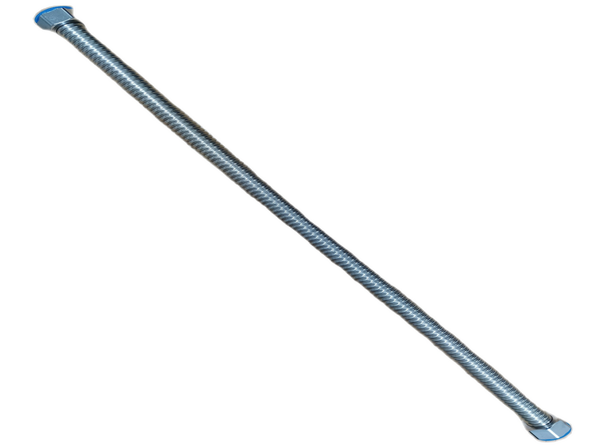Corrugated Stainless Steel Flexible Tube 1/2" connection, 24 inch length for instant water heaters