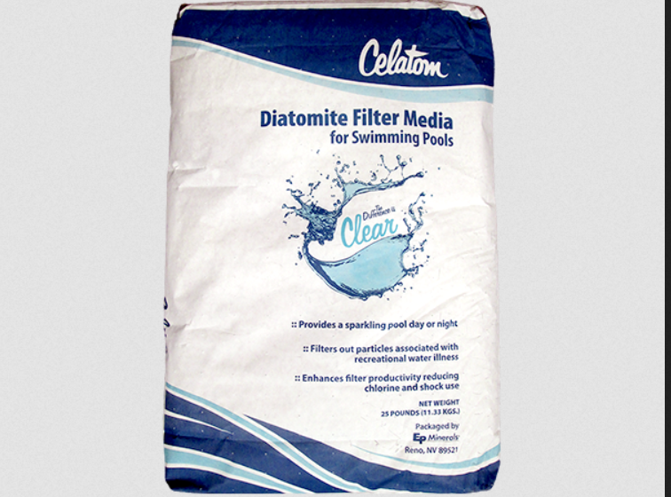 Celatom Diatomite USA D.E. Powder, 50 lbs (22.7kg) for Swimming Pool Filtration, Dicalite Alternative (Diatomaceous Earth)