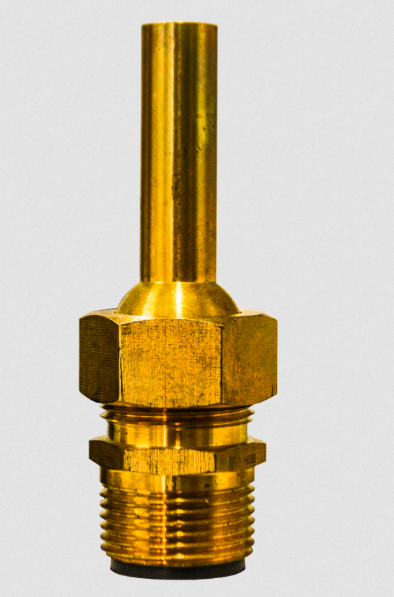 Jet-Flo Comet Jet Fountain Nozzle, Straight Bronze