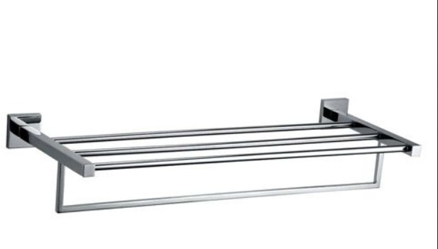 Jaquar AKP-35781PS 600mm Towel Shelf (Colors: Chrome, Black Matte, White Matte)