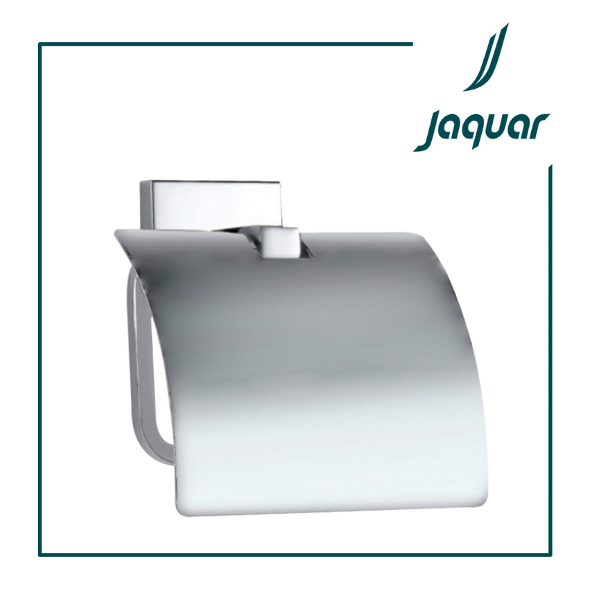 Jaquar AKP-35753PS Toilet Roll Holder with Stainless Steel Flap (Colors: Chrome, Black Matt, White Matt, Gold PVD)