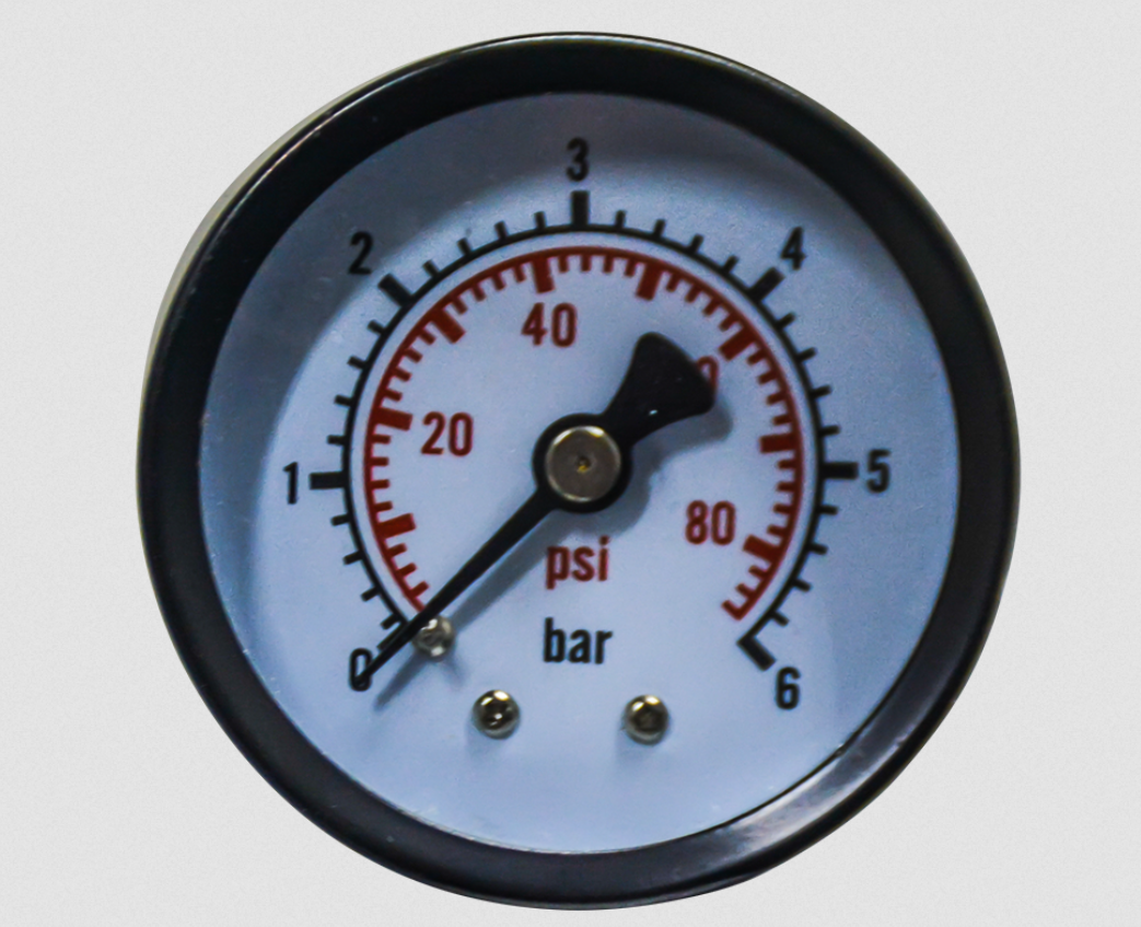 Jet-Flo Pressure Gauge for Water Pumps/Tanks, Back Connection