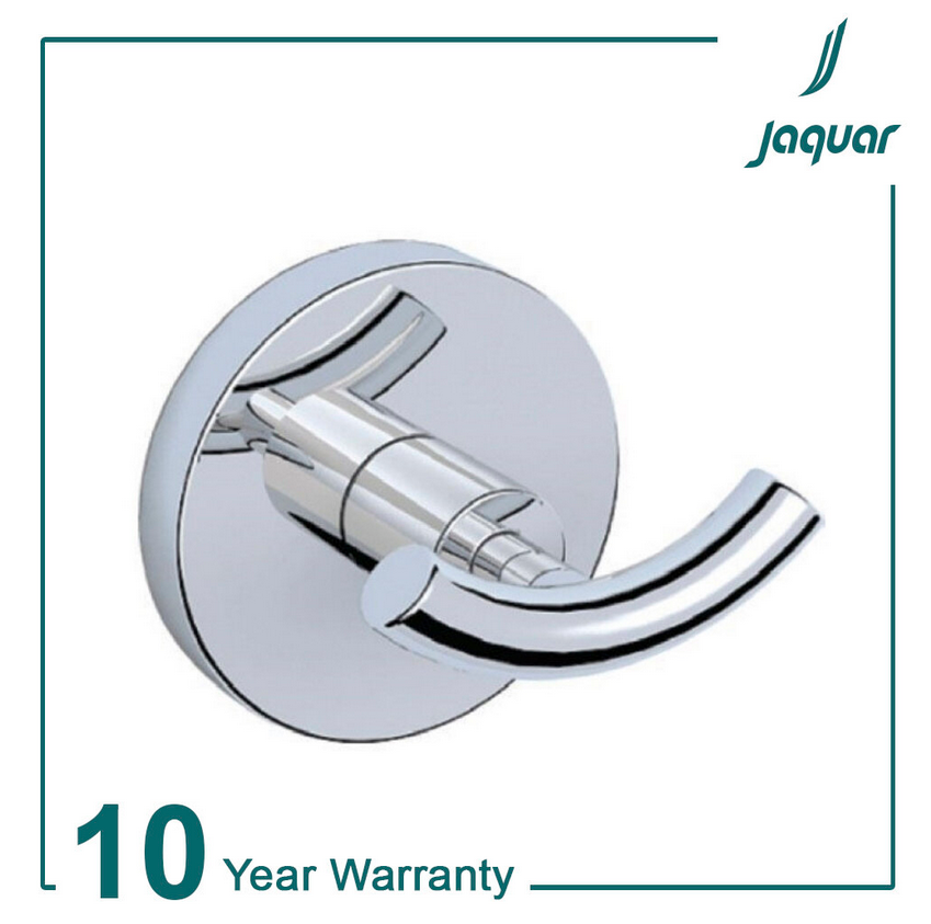 Jaquar ACN-1161N Double Robe Hook (Colors: Chrome, Black Matte, White Matte, Gold PVD)