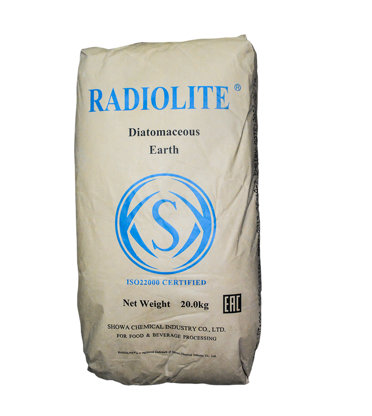 Radiolite D.E. Powder, 44 lbs (20kg), Diatomaceous Earth (Food Grade / Not for Swimming Pool Filters), China