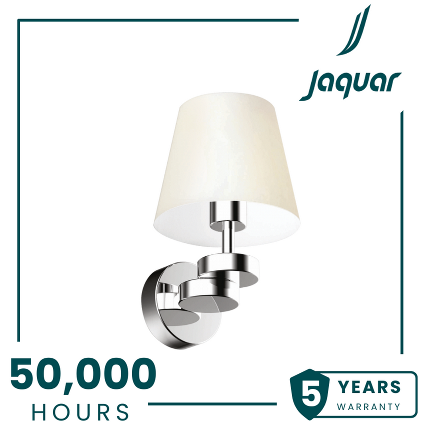 Jaquar DBL-CHR-MB12021341A 1 LT Opal Glass Wall Lamp