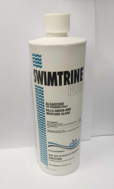Swimtrine 60 Algaecide and Water Clarifier for Swimming Pools, 1 qt (32 fl. oz. or 946ml)