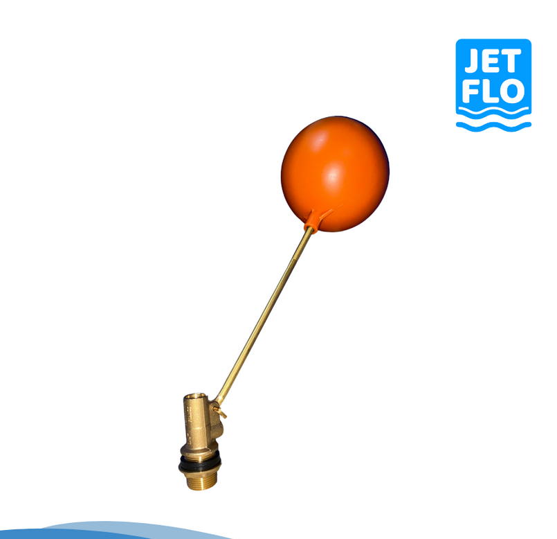 Jet-Flo High-Quality Brass Float Valve 3/4" for Plumbers and DIY Projects