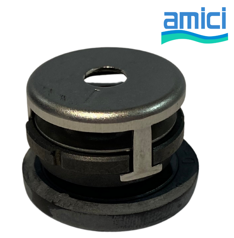 US Seal PS-8100 Shaft Seal, 0.25", Polished, CupMtd, QCFQLF 18-8/18-8 for Taco