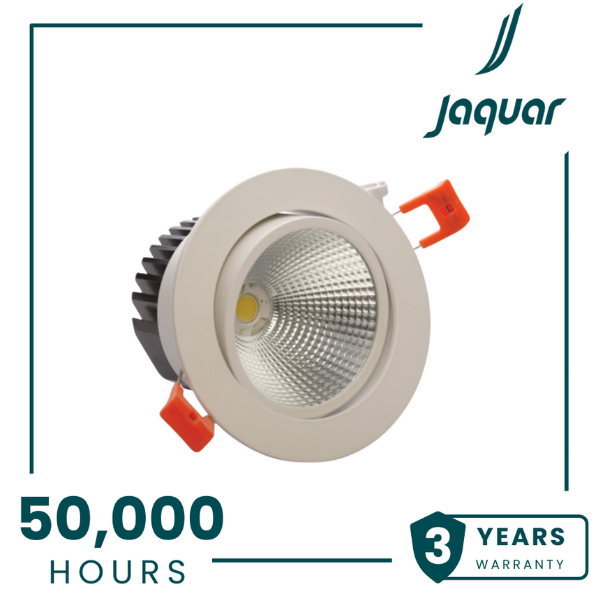 Jaquar ICO-WHT-LETS36R0 COB LED Lights Swivel 3W-15W, Warm White, Cool White, Neutral White