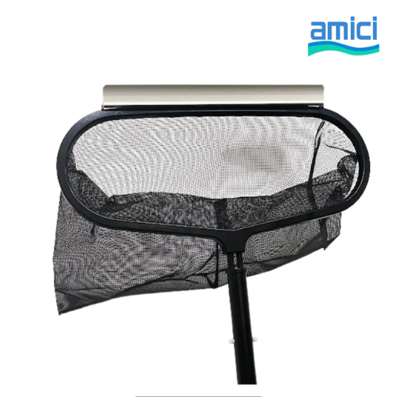 Jet-Flo Leaf Rake, Deep net, Aluminum Frame