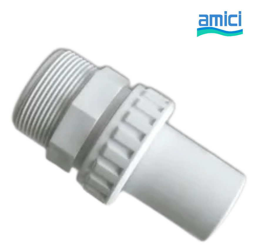 MPV-SU48, MPV-SU50, MPV-SU60 Straight union 1.5" (48mm), Pool Pump/Filter Part