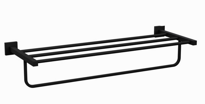 Jaquar AKP-35781PS 600mm Towel Shelf (Colors: Chrome, Black Matte, White Matte)
