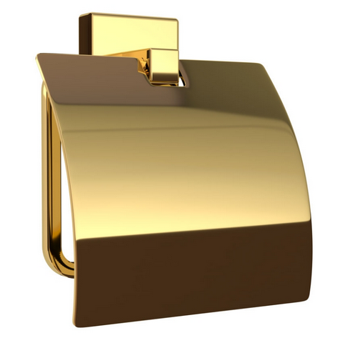Jaquar AKP-35753PS Toilet Roll Holder with Stainless Steel Flap (Colors: Chrome, Black Matt, White Matt, Gold PVD)