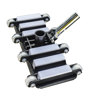 Jet-Flo 14â Heavy Duty Vacuum Head, weighted, w/ alum alloy handle, urethane wheels, Swimming Pool Cleaning Accessory