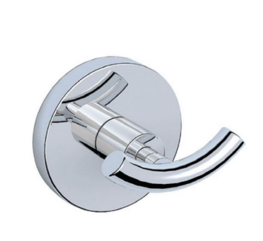 Jaquar ACN-1161N Double Robe Hook (Colors: Chrome, Black Matte, White Matte, Gold PVD)
