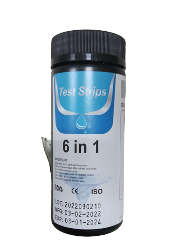 TS6150 Test strips 6in1 for Pool & Spa, (50 Strips/Bottle)